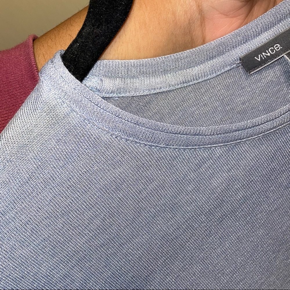 Vince Womens Blue Long Sleeve Top size‎ XS - Picture 5 of 9